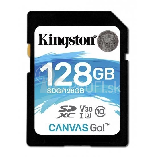 Kingston 128GB SDXC Canvas Go (90R/45W)