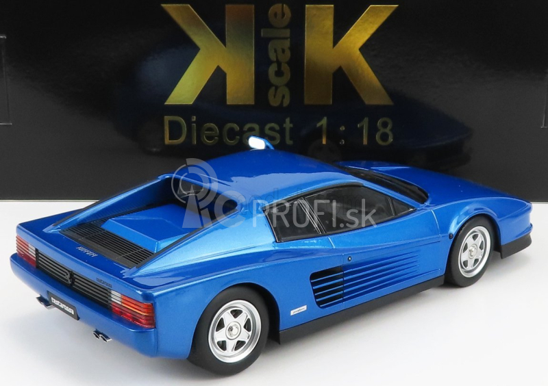 Kk-scale Ferrari Testarossa Mki 1984 Monodado Monospecchio 1:18 Blue