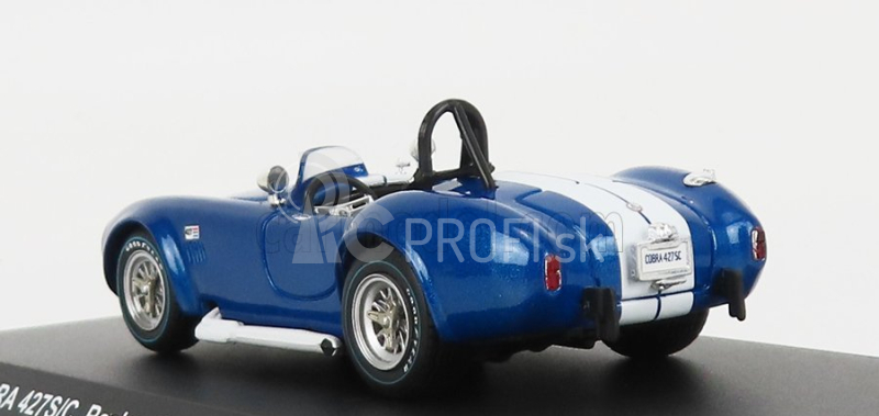 Kyosho Ford usa Shelby Cobra 427/sc Spider Racing Screen 1965 1:43 Blue Met White