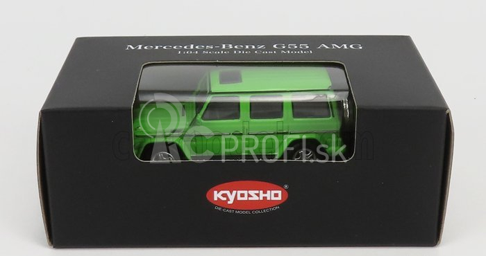 Kyosho Mercedes benz triedy G G55 Amg 2012 1:64 Svetlozelená