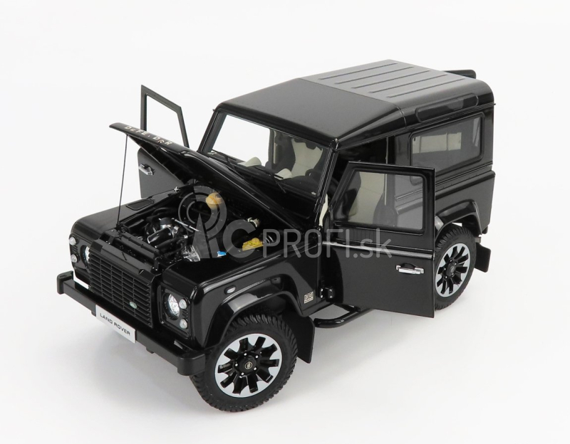 LCD model Land rover Defender 90 Works V8 70th Edition 2018 1:18 Black