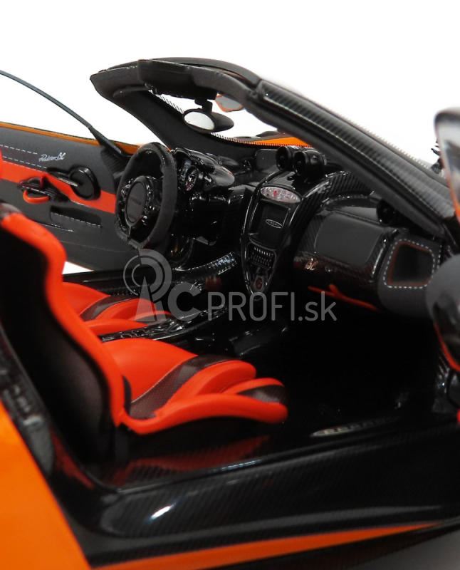 LCD model Pagani Huayra Bc Roadster N 20 2017 1:18 Orange Black