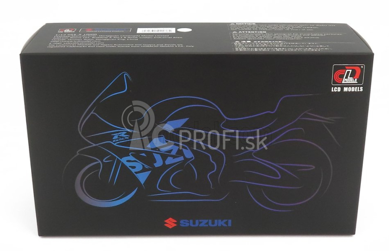 LCD model Suzuki Gsx R1000r 2020 1:12 biely