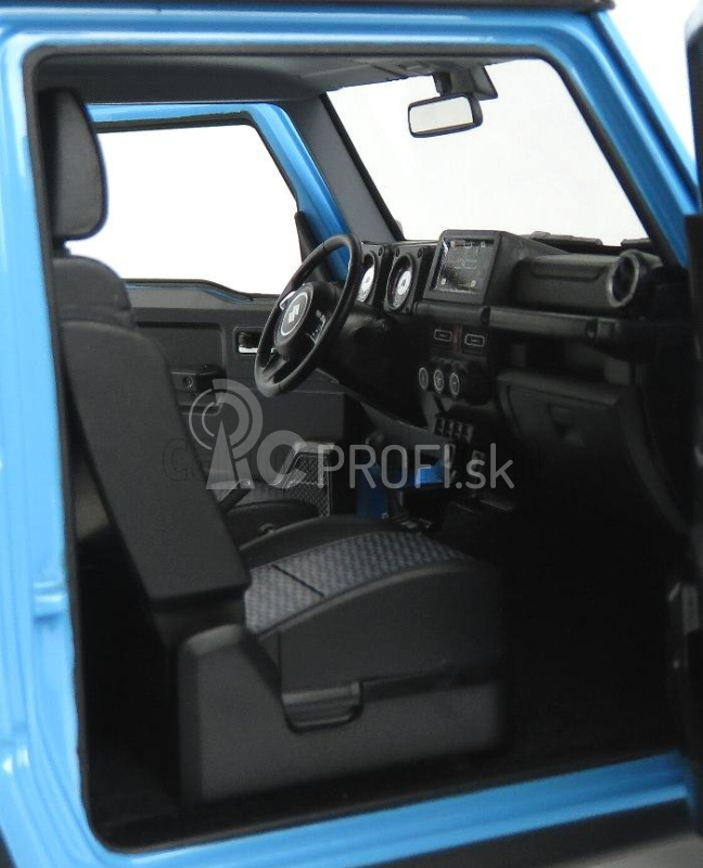 LCD model Suzuki Jimny Sierra 2018 1:18 Modrá