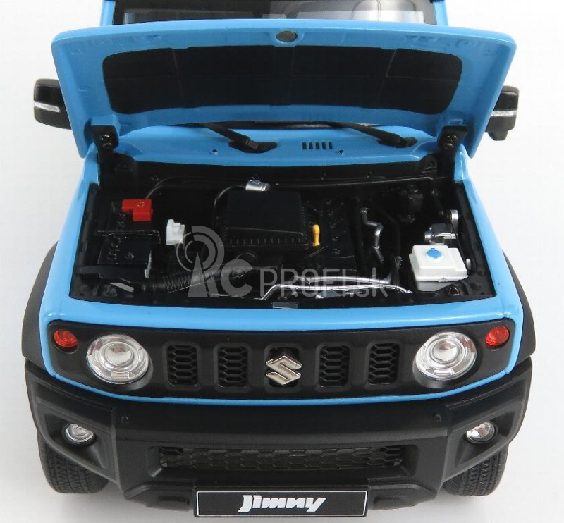 LCD model Suzuki Jimny Sierra 2018 1:18 Modrá
