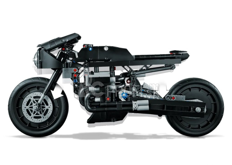 Lego Batman Lego Technic - Batman Batcycle - Motorka - The Batman Movie - 641 dielikov čierna