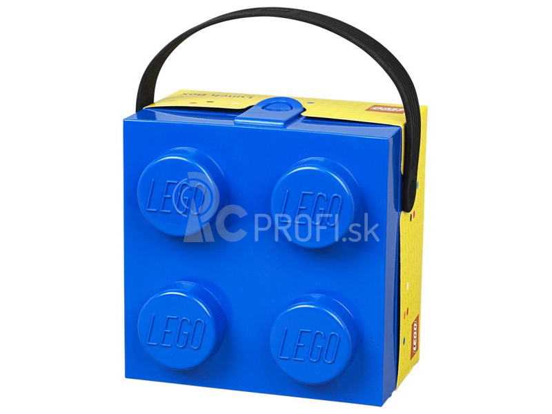 LEGO box s rukoväťou 166x165x117mm – žltý