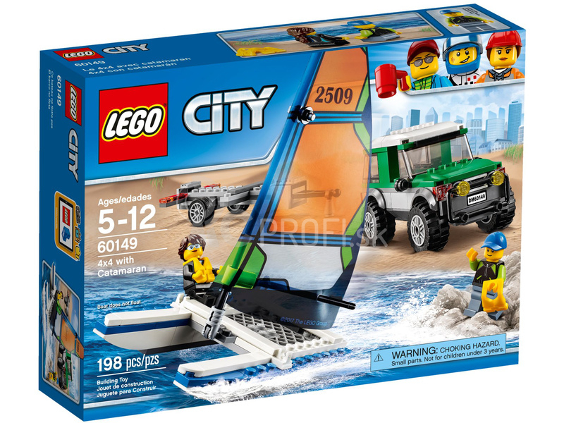 LEGO City – 4x4 s katamaránom