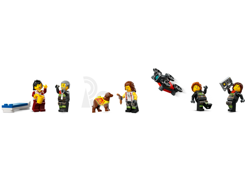 LEGO City - Hasičská stanica s hasičským vozidlom
