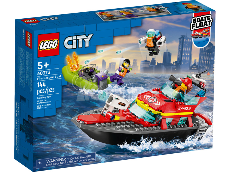 LEGO City - Hasičský záchranný čln a loď