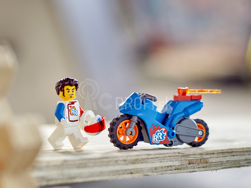 LEGO City - Kaskadérska motorka s raketovým pohonom