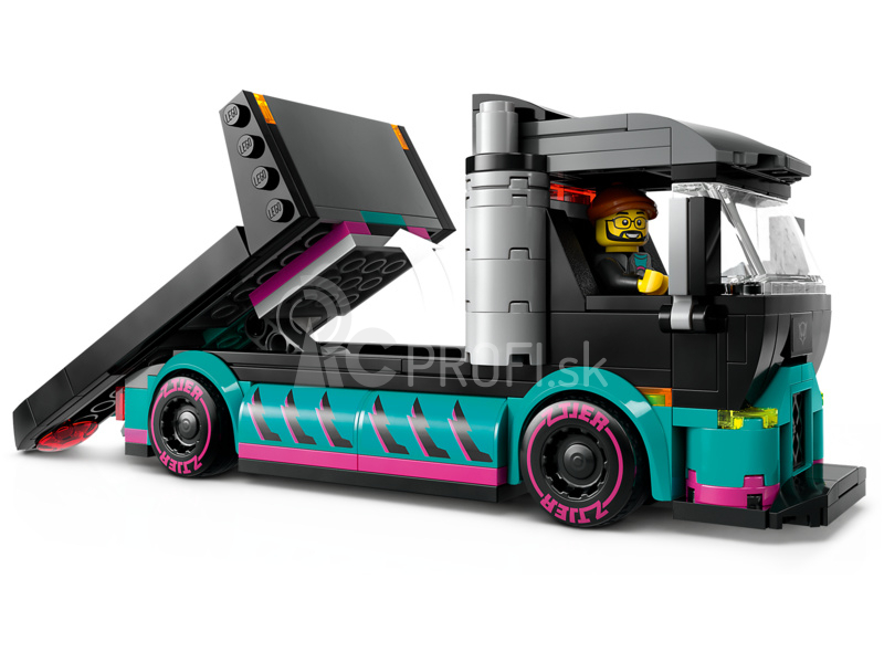 LEGO City - Nákladné auto s pretekárskym autom