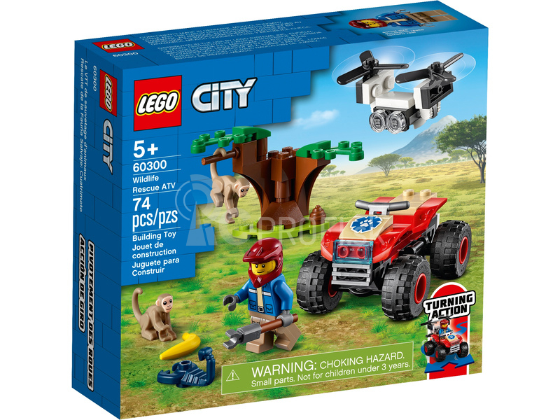 LEGO City – Záchranárska štvorkolka do divočiny