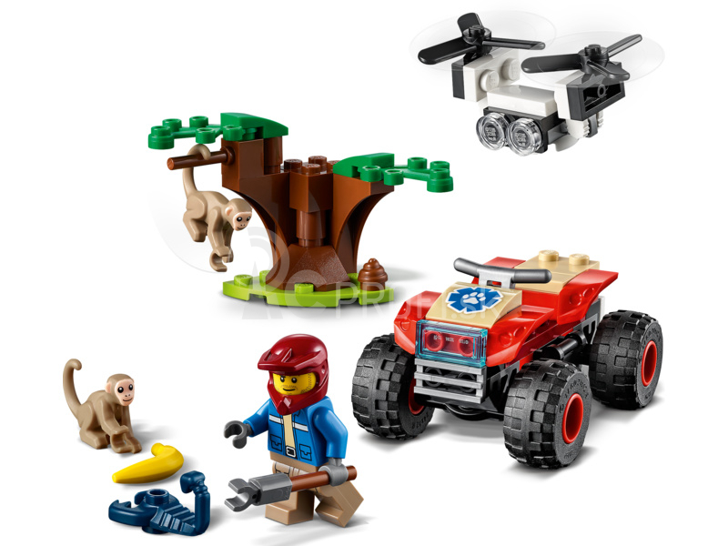 LEGO City – Záchranárska štvorkolka do divočiny