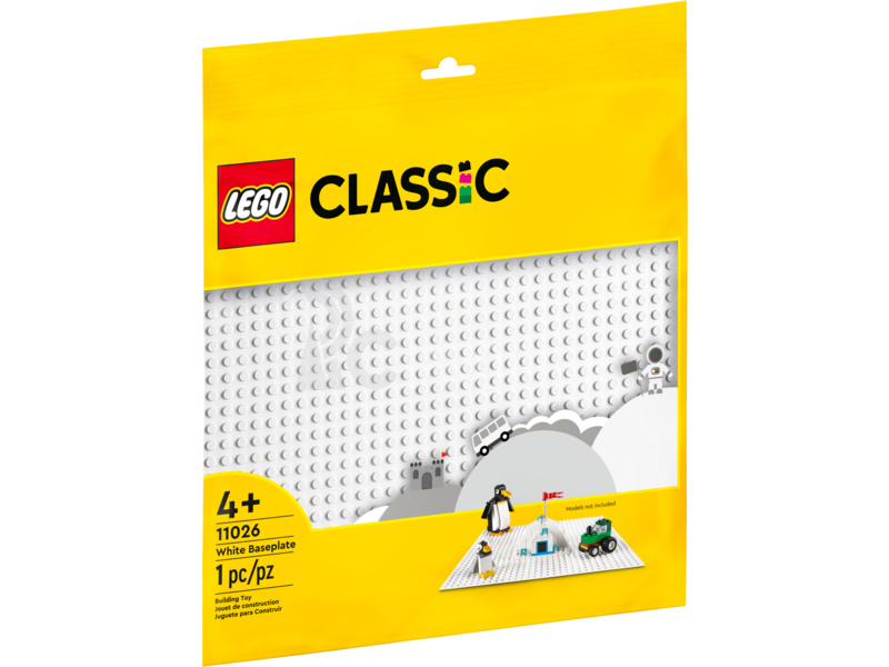 LEGO Classic - Biela podložka na stavanie