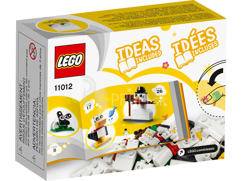 LEGO Classic - Biele kreatívne kocky