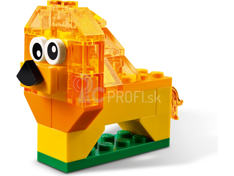 LEGO Classic – Priehľadné kreatívne kocky