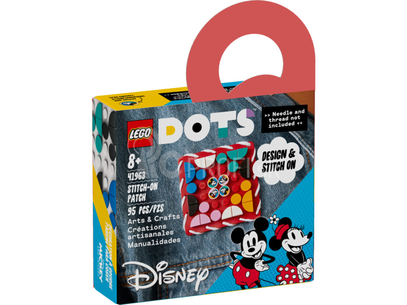 LEGO DOTS - Záplata Mickey Mouse a Minnie Mouse