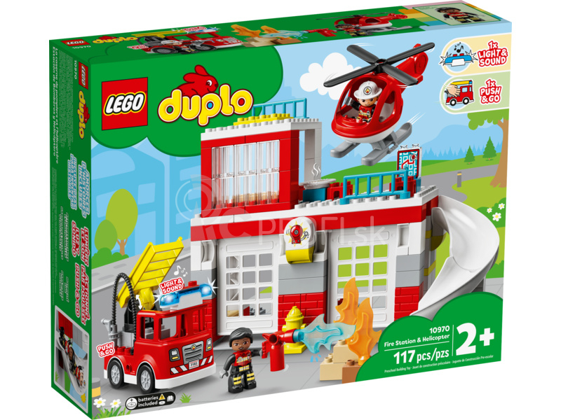 LEGO DUPLO - Hasičská stanica a vrtuľník