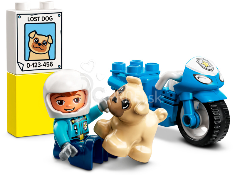 LEGO DUPLO - Policajná motorka