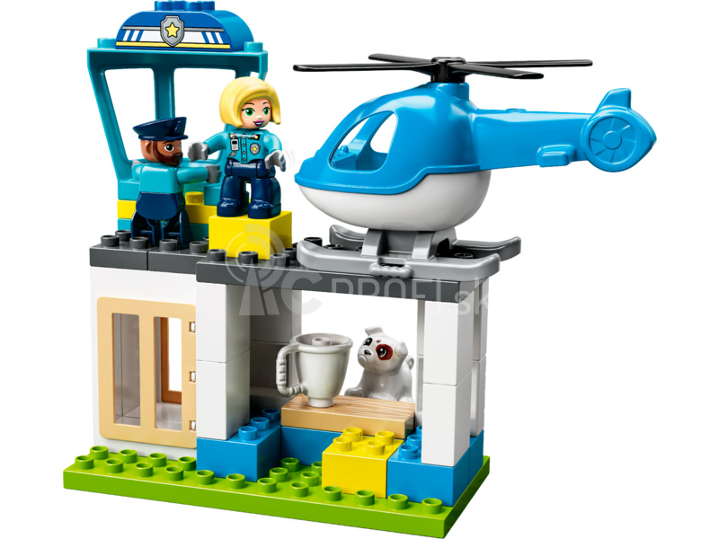 LEGO DUPLO - Policajná stanica a vrtuľník
