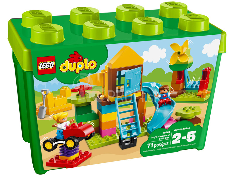 LEGO DUPLO – Veľký box s kockami na ihrisko