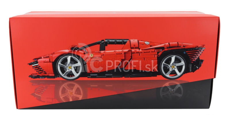 Lego Ferrari Lego Technic - Daytona Sp3 2022 - 3778 Pezzi - 3778 dielikov 1:8 červená