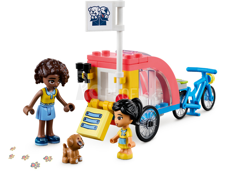 LEGO Friends - Záchranársky pes na bicykli