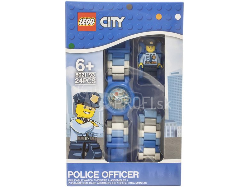LEGO hodinky – City Police Officer