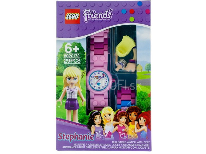 LEGO hodinky s minifigúrkou – Friends Stephanie