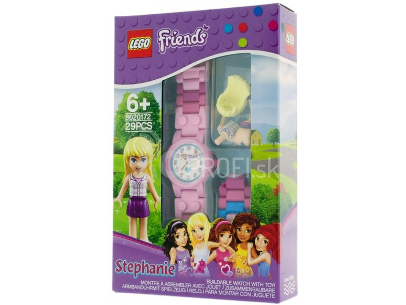 LEGO hodinky s minifigúrkou – Friends Stephanie