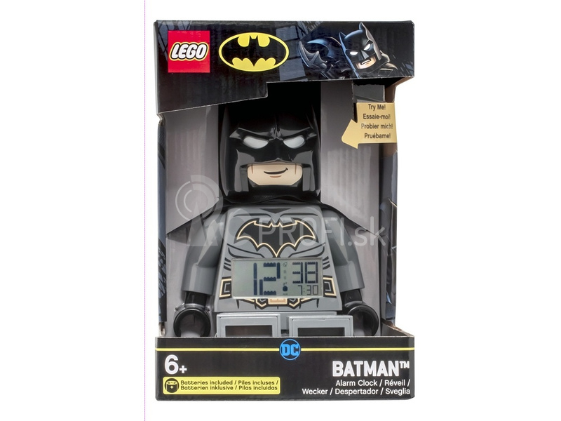 LEGO hodiny s budíkom DC Super Heroes Batman
