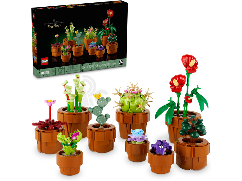 LEGO Ikony - Miniatúrne rastliny