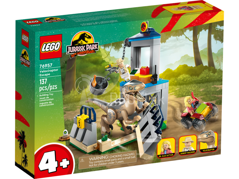 LEGO Jurský svet - Útek pred velociraptorom