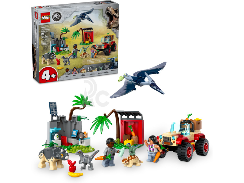 LEGO Jurský svet - Záchranné centrum dinosaurích mláďat