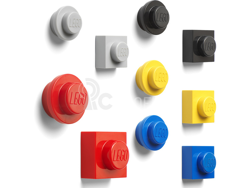 LEGO magnetky sivé (2)
