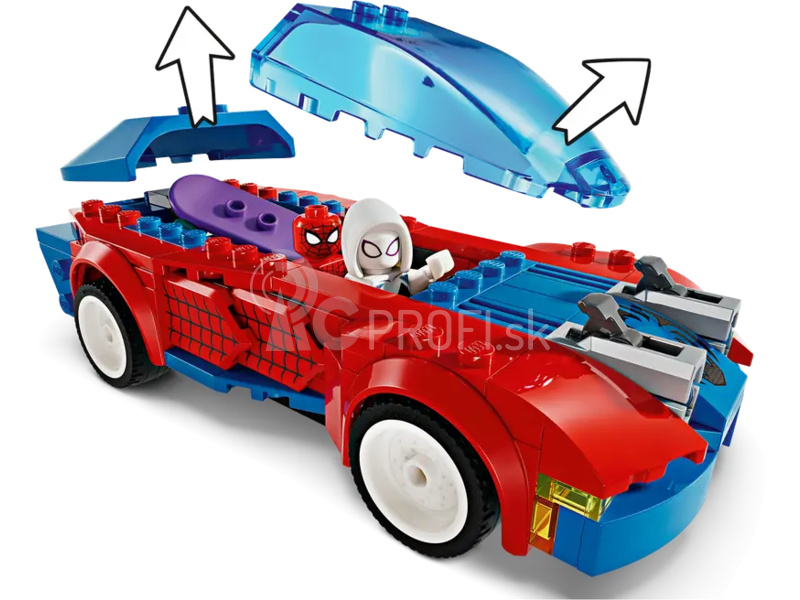 LEGO Marvel - Spider-Manovo pretekárske auto a Venom Green Goblin