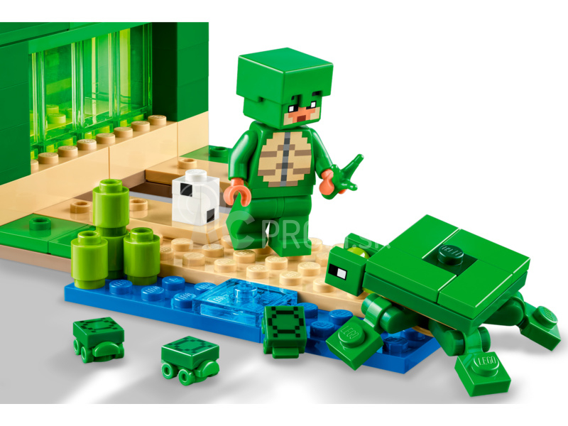 LEGO Minecraft - Domček pre korytnačky na pláži