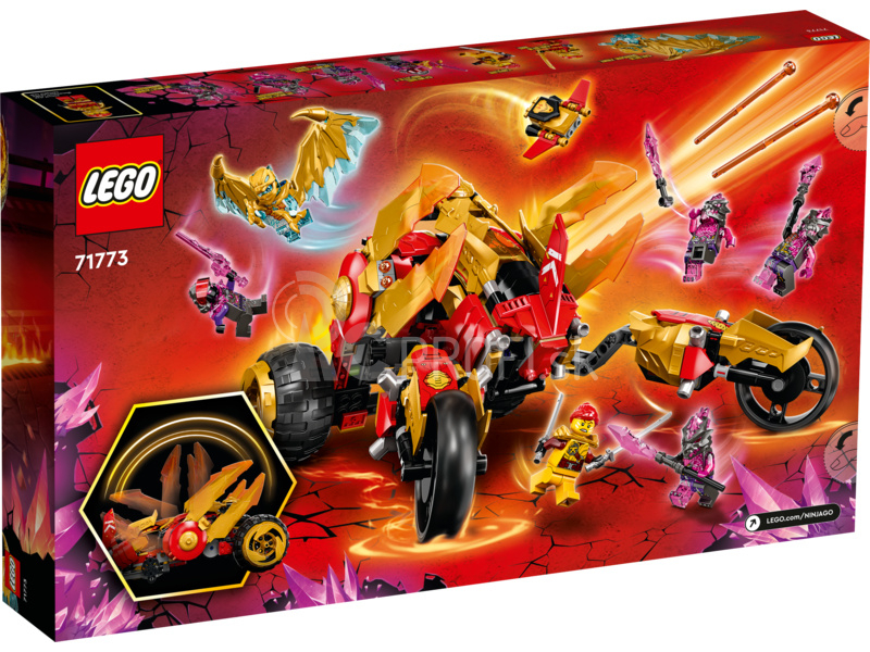LEGO Ninjago - Kaiova zlatá dračia štvorica