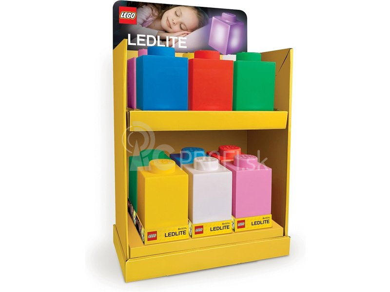 LEGO nočná lampička – Silikónová kocka modrá