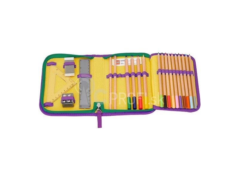 LEGO školské puzdro s náplňou – Pink/Purple