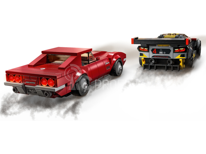 LEGO Speed Champions – Chevrolet Corvette C8.R a Chevrolet Corvette 1968