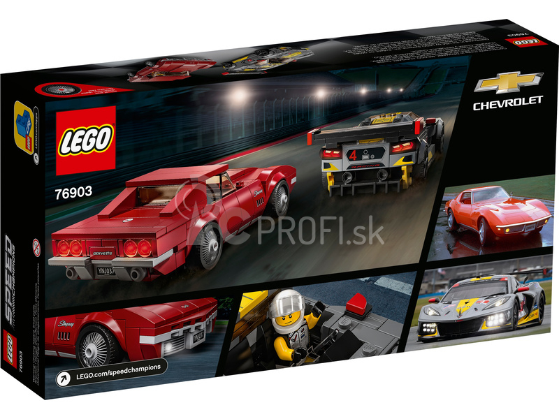 LEGO Speed Champions – Chevrolet Corvette C8.R a Chevrolet Corvette 1968