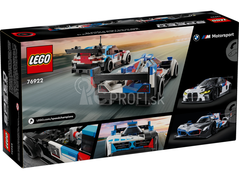 LEGO Speed Champions - Závodné autá BMW M4 GT3 a BMW M Hybrid V8
