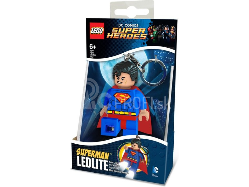 LEGO svietiaca kľúčenka – Super Heroes Superman