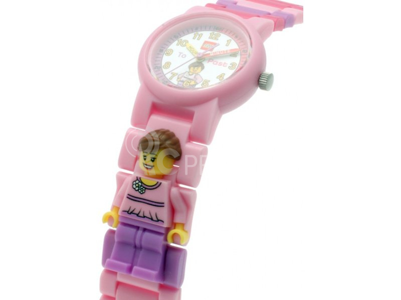 LEGO Time Teacher výučbová stavebnica, ružové hodinky