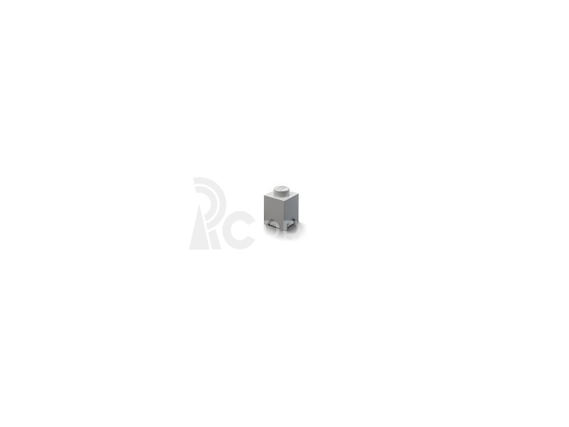 LEGO úložný box 125x125x180mm – sivý