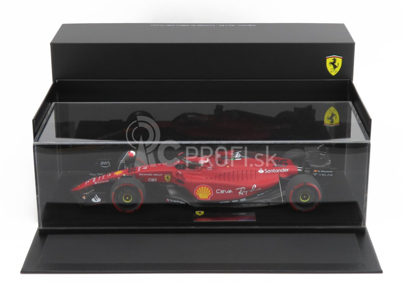 Looksmart Ferrari F1-75 Team Scuderia Ferrari N 16 Winner Bahrain Gp 2022 Charles Leclerc 1:18 červená