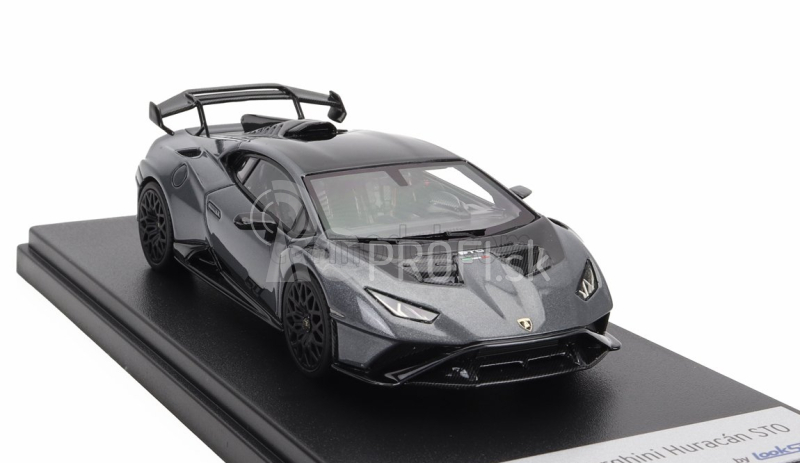 Looksmart Lamborghini Huracan Sto Lp640-2 2021 1:43 Grigio Telesto - Grey Met