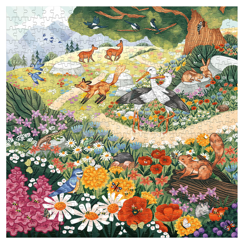 Magellan Family Puzzle Set 3v1 Džungľa, kvety a divoká príroda severu